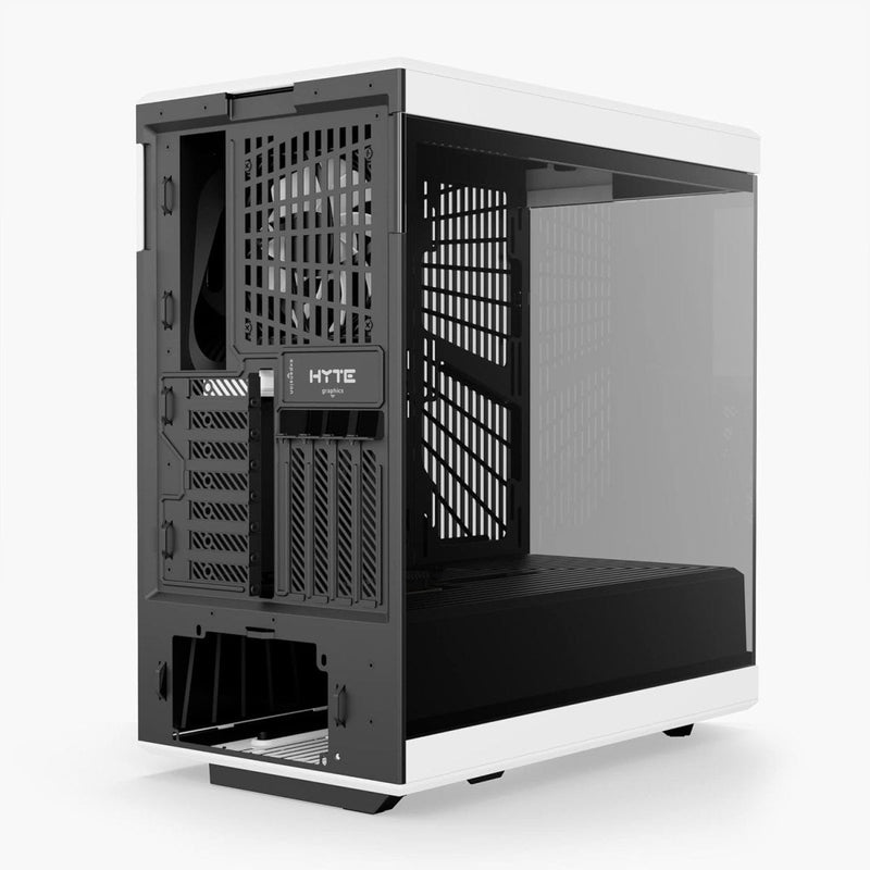 HYTE Y40 (ATX) MID TOWER CABINET (BLACK AND WHITE) CS - HYTE - Y40 - BW - SWIFT PERIPHERALS1089829
