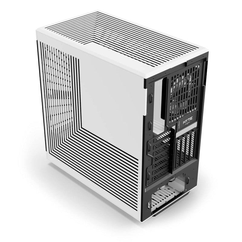 HYTE Y40 (ATX) MID TOWER CABINET (BLACK AND WHITE) CS - HYTE - Y40 - BW - SWIFT PERIPHERALS1089829