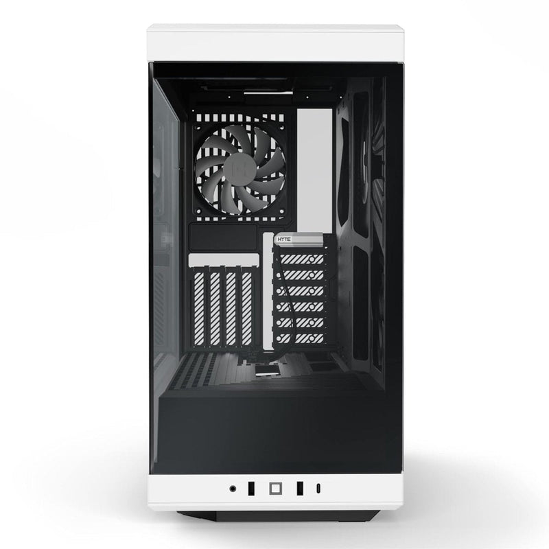 HYTE Y40 (ATX) MID TOWER CABINET (BLACK AND WHITE) CS - HYTE - Y40 - BW - SWIFT PERIPHERALS1089829