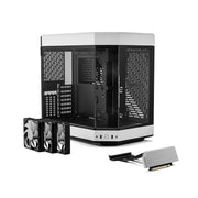 HYTE Y60 (ATX) MID TOWER CABINET (BLACK AND WHITE) CS - HYTE - Y60 - BW - SWIFT PERIPHERALS1089832
