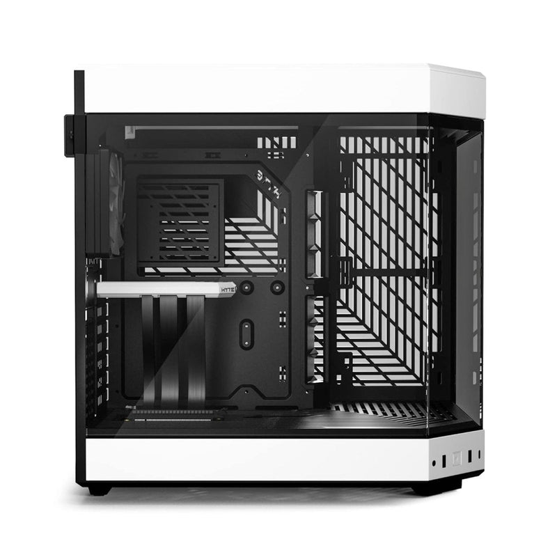 HYTE Y60 (ATX) MID TOWER CABINET (BLACK AND WHITE) CS - HYTE - Y60 - BW - SWIFT PERIPHERALS1089832