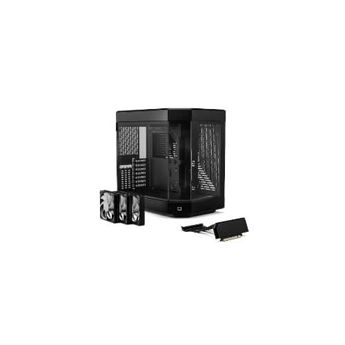 HYTE Y60 (ATX) MID TOWER CABINET (BLACK) CS - HYTE - Y60 - B - SWIFT PERIPHERALS1089831