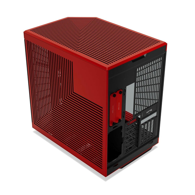 HYTE Y70 (E - ATX) MID TOWER CABINET (BLACK AND RED) CS - HYTE - Y70 - BR - SWIFT PERIPHERALSCS-HYTE-Y70-BR