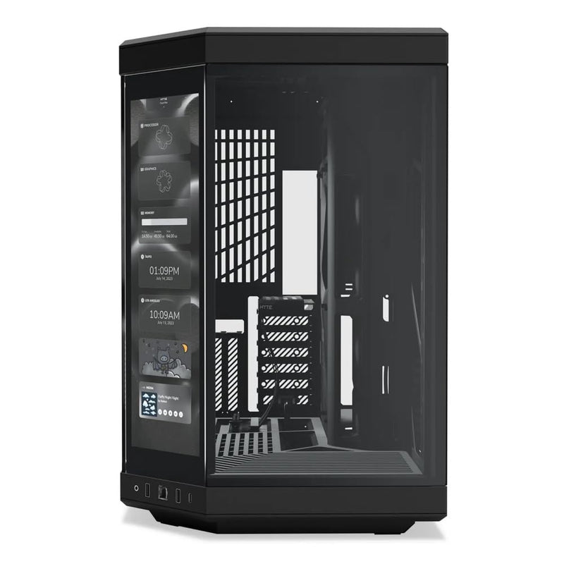 HYTE Y70 (E - ATX) MID TOWER CABINET (BLACK) CS - HYTE - Y70 - B - SWIFT PERIPHERALS1089834