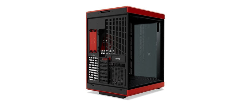 HYTE Y70 TOUCH INFINITE DUAL CHAMBER ATX MID - TOWER CABINET RED - BLACK (CS - HYTE - Y70TI - RB) - SWIFT PERIPHERALS1090659
