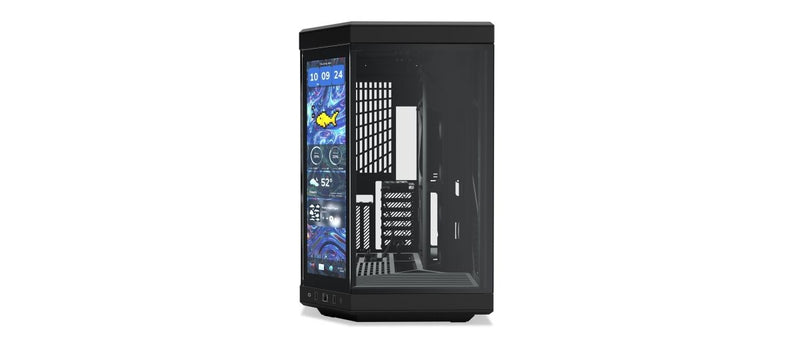 HYTE Y70 TOUCH INFINITE (E - ATX) MID TOWER CABINET (BLACK) CS - HYTE - Y70TI - BB - SWIFT PERIPHERALS1090658