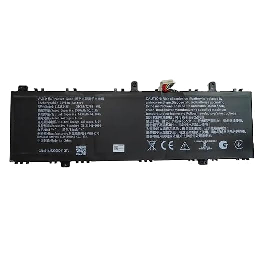 INFINIX 417282 - 3S Original OEM 51.6Whr 4430mAh 11.55V 3 Cell Laptop Battery - SWIFT PERIPHERALS417282-3S-OEM