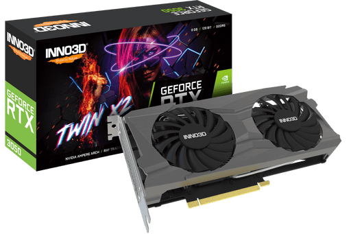INNO3D GEFORCE RTX 3050 8GB TWIN X2 GRAPHIC CARD - SWIFT PERIPHERALS107620