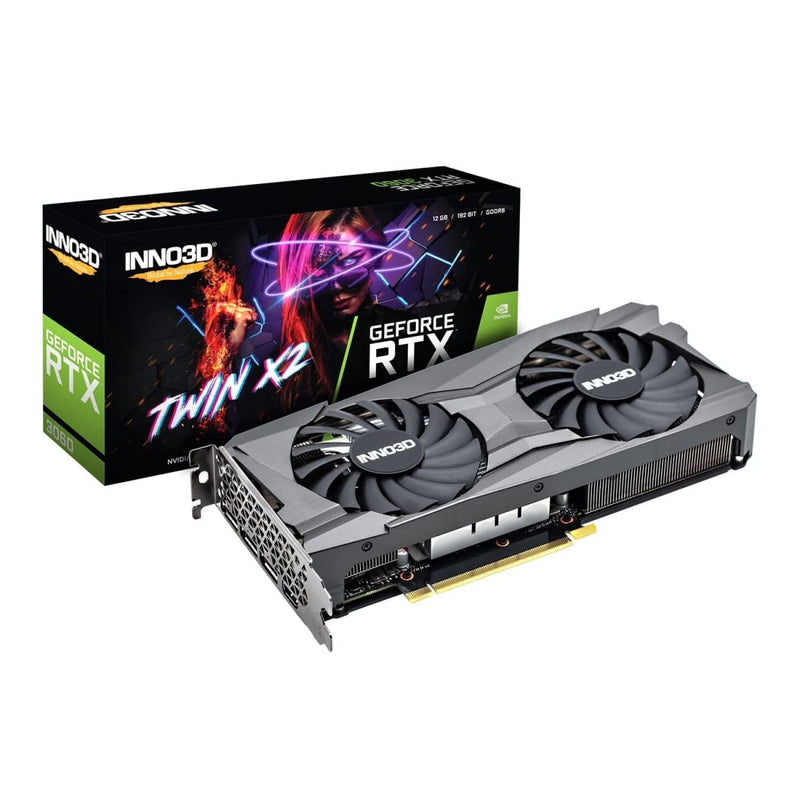 INNO3D GEFORCE RTX 3060 12GB TWIN X2 GRAPHIC CARD - SWIFT PERIPHERALS1086224