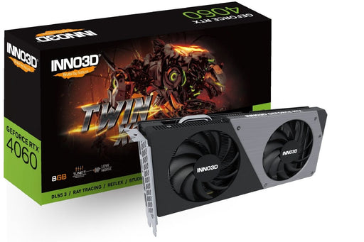 INNO3D GEFORCE RTX 4060 8GB TWIN X2 GRAPHIC CARD - SWIFT PERIPHERALS1085944