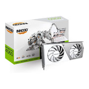 INNO3D NVIDIA GEFORCE RTX 4060 TWIN X2 OC WHITE 8GB GDDR6 GRAPHICS CARD - SWIFT PERIPHERALS1092629