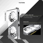 INNO3D NVIDIA GEFORCE RTX 4060 TWIN X2 OC WHITE 8GB GDDR6 GRAPHICS CARD - SWIFT PERIPHERALS1092629