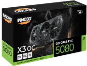 INNO3D RTX 5080 X3 OC 16GB GDDR7 GRAPHICS CARD - SWIFT PERIPHERALS1092368