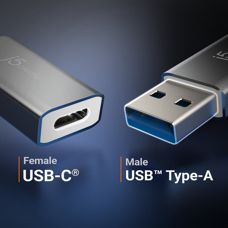 J5CREATE 10GBPS USB TYPE - A TO USB - C ADAPTER - SWIFT PERIPHERALSJ5Create-065