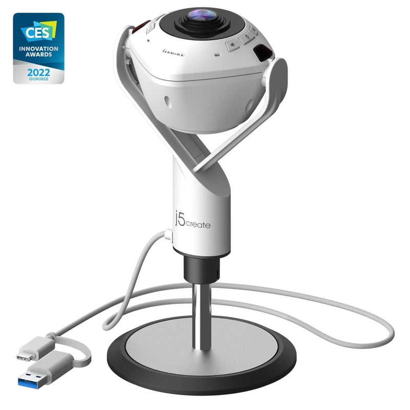 J5CREATE 360 AI - POWERED WEBCAM WITH SPEAKERPHONE - SWIFT PERIPHERALSJ5Create-055