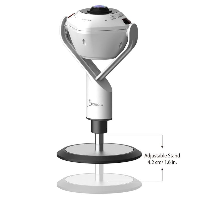 J5CREATE 360 AI - POWERED WEBCAM WITH SPEAKERPHONE - SWIFT PERIPHERALSJ5Create-055
