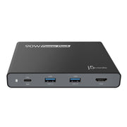J5CREATE 90W BUILT - IN USB - C TRAVEL DOCK - SWIFT PERIPHERALSJ5Create-048