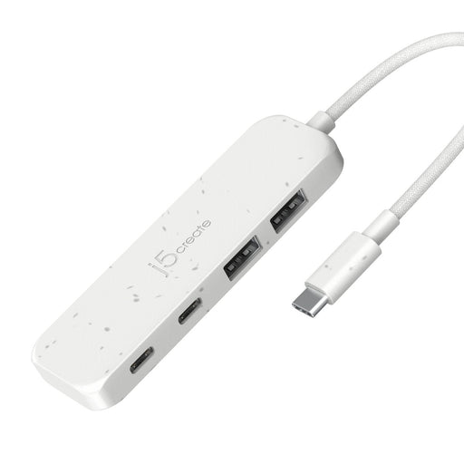 J5CREATE ECO - FRIENDLY USB - C TO 4 - PORT TYPE - C & TYPE - A GEN 2 HUB - SWIFT PERIPHERALSJ5Create-051