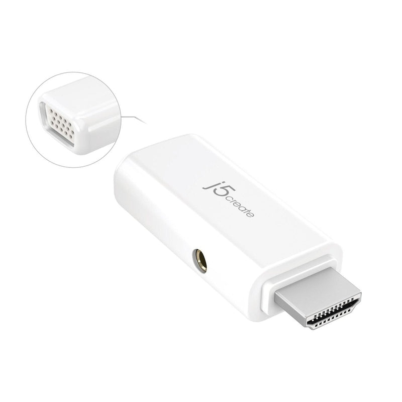 J5CREATE HDMI TO VGA VIDEO ADAPTER CONVERTER WITH AUDIO - SWIFT PERIPHERALSJ5Create-025