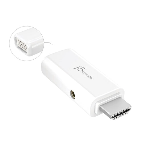 J5CREATE HDMI TO VGA VIDEO ADAPTER CONVERTER WITH AUDIO - SWIFT PERIPHERALSJ5Create-025