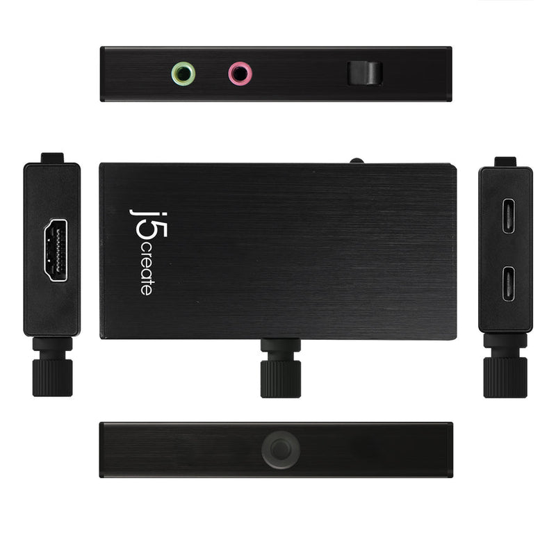 J5CREATE LIVE CAPTURE ADAPTER HDMI TO USB - C WITH POWER DELIVERY - SWIFT PERIPHERALS1096888