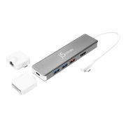 J5CREATE ULTRADRIVE KIT USB - C DUAL - DISPLAY MODULAR DOCK 8 IN 1 - SWIFT PERIPHERALSJ5Create-044