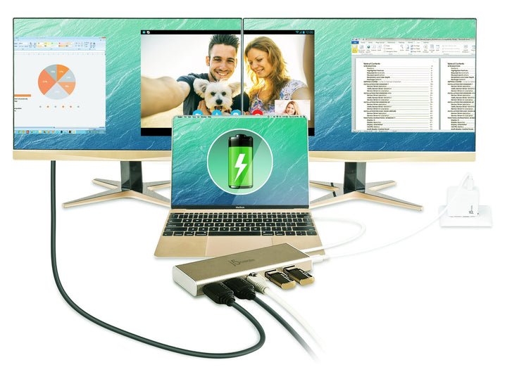 J5CREATE ULTRADRIVE KIT USB - C MULTI - DISPLAY MODULAR DOCK 11 IN 1 - SWIFT PERIPHERALSJ5Create-045