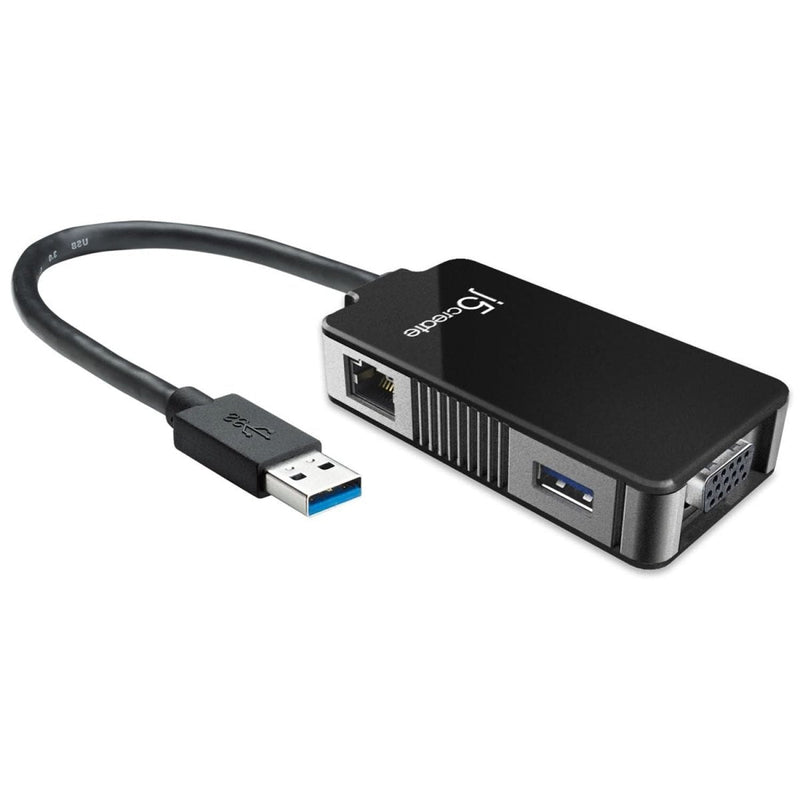 J5CREATE USB 3.0 MULTI - ADAPTER VGA & GIGABIT ETHERNET - SWIFT PERIPHERALSJ5Create-015