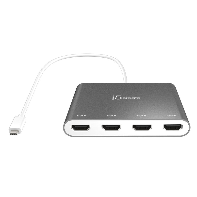 J5CREATE USB - C TO 4 - PORT HDMI MULTI - MONITOR ADAPTER (MAC & WINDOWS) - SWIFT PERIPHERALSJ5Create-005