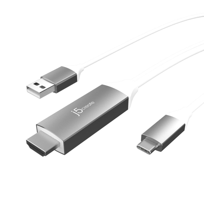 J5CREATE USB - C TO 4K HDMI CABLEWITH USB TYPE - A 5V PASS - THROUGH - SWIFT PERIPHERALSJ5Create-020