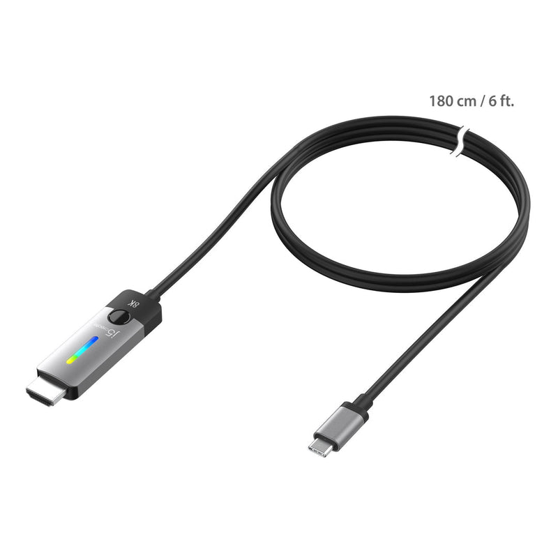 J5CREATE USB - C TO HDMI 2.1 8K CABLE - SWIFT PERIPHERALS1096892