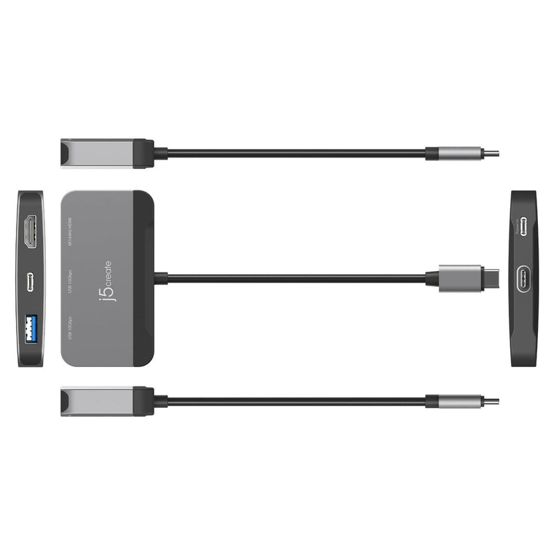J5CREATE USB - C TO HDMI 4K144HZ & 2 X USB 3.2 WITH POWER DELIVERY 100W - SWIFT PERIPHERALS1096886