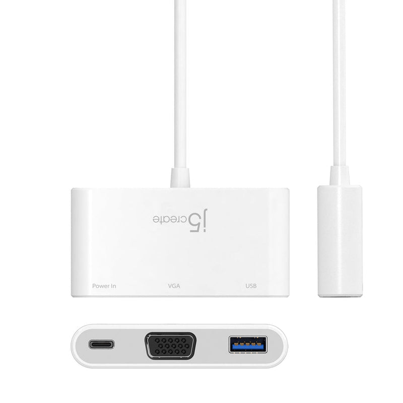 J5CREATE USB - C TO VGA & USB 3.0 WITH POWER DELIVERY - SWIFT PERIPHERALSJ5Create-014
