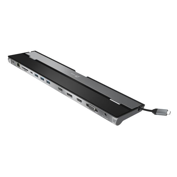J5CREATE USB - C TRIPLE DISPLAY DOCKING STATION WITH 100W PD ADAPTER - SWIFT PERIPHERALSJ5Create-041