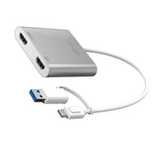 J5CREATE USB - C & USB - A TO DUAL HDMI MULTI - MONITOR ADAPTER (MAC & WINDOWS) - SWIFT PERIPHERALSJ5Create-004
