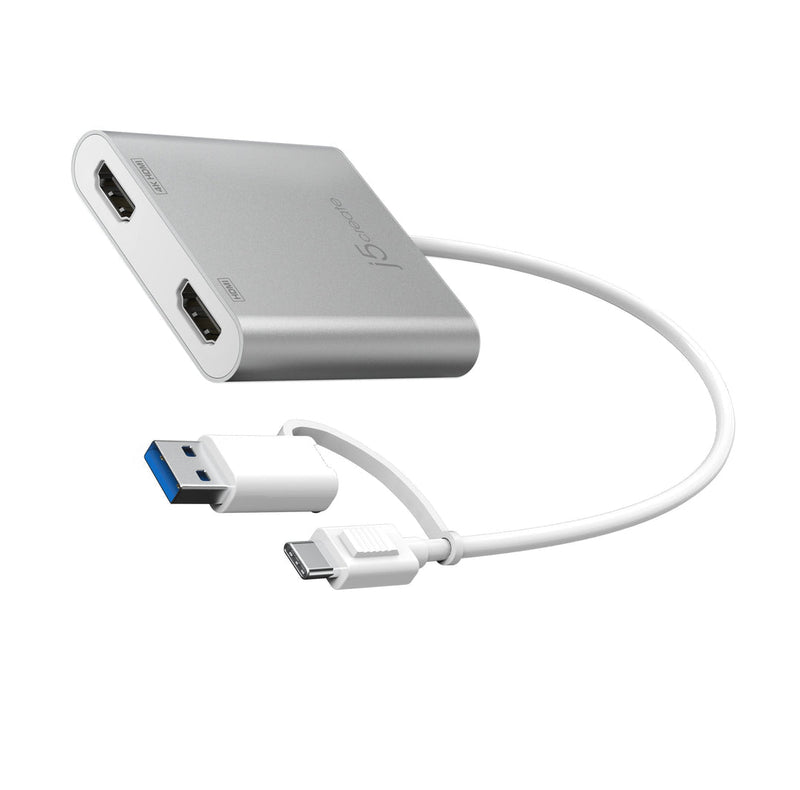 J5CREATE USB - C & USB - A TO DUAL HDMI MULTI - MONITOR ADAPTER (MAC & WINDOWS) - SWIFT PERIPHERALSJ5Create-004