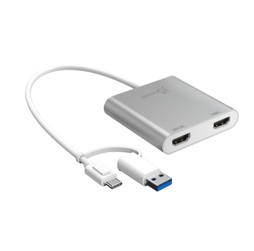 J5CREATE USB - C & USB - A TO DUAL HDMI MULTI - MONITOR ADAPTER (MAC & WINDOWS) - SWIFT PERIPHERALSJ5Create-004