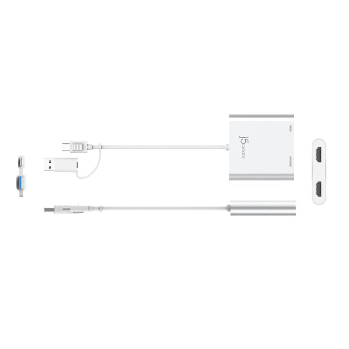 J5CREATE USB - C & USB - A TO DUAL HDMI MULTI - MONITOR ADAPTER (MAC & WINDOWS) - SWIFT PERIPHERALSJ5Create-004