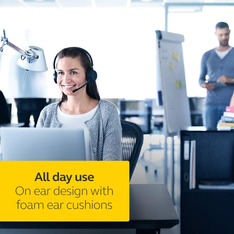 Jabra Evolve 20SE USB - A Wired On - Ear Headset with Microphone and Media Controls - SWIFT PERIPHERALS4999-823-309