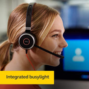 Jabra Evolve 40 MS Wired On - Ear sterio Headset with Microphone and Media Controls - SWIFT PERIPHERALS6399-823-109