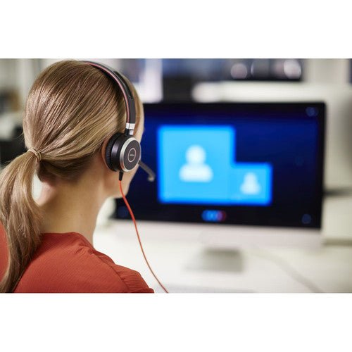 JABRA EVOLVE 40 UC USB - C Noise Isolation Stereo On Ear Wired Headset with Mic - Black - SWIFT PERIPHERALS6399-829-289