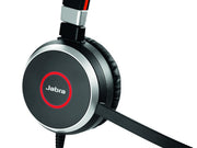 JABRA EVOLVE 65 SE MS UC DUO Bluetooth Wireless Passive Noise Cancellation Stereo Headset with Mic - Black - SWIFT PERIPHERALS6599-833-309