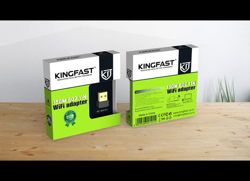 KINGFAST KF - 10 150 Mbps Wi - Fi USB 2.4GHz Wireless Network Receiver Adapter - SWIFT PERIPHERALSKF-101