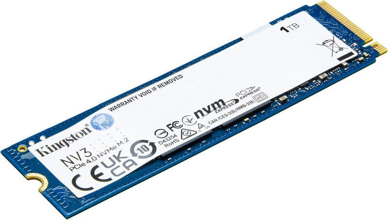 KINGSTON 1TB NV3 M.2 2280 NVME SSD SNV3S/1000G - SWIFT PERIPHERALS1091474