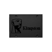 2.5-inch black SATA internal solid state drive with Kingston logo on the front
