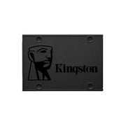 2.5 inch Kingston A400 SATA internal solid state drive, black casing, product photo