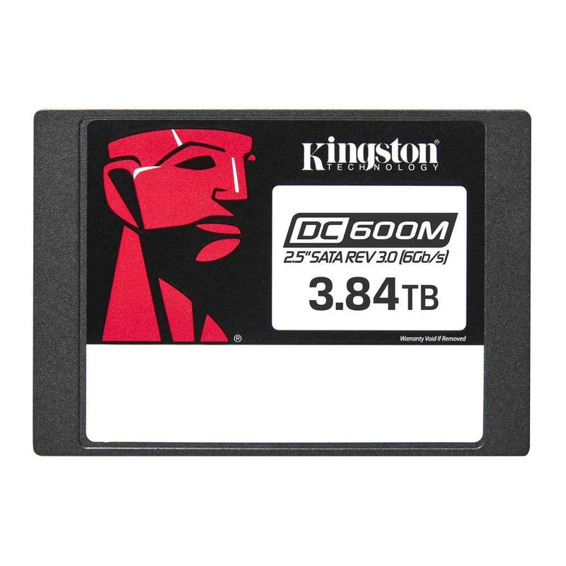 3.84TB 2.5-inch SATA SSD with DC600M label, designed for enterprise servers and NAS