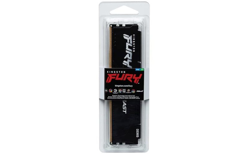 KINGSTON FURY BEAST 32GB (32GBX1) DDR5 5200MHZ DESKTOP RAM MEMORY KF552C40BB2 - 32 - SWIFT PERIPHERALS1091193