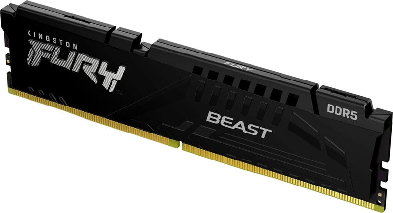 KINGSTON FURY BEAST BLACK 16GB 6000MT/S DDR5 CL36 DESKTOP MEMORY KF560C36BBE2 - 16 - SWIFT PERIPHERALS1094800