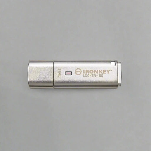Kingston Ironkey Locker+ 50 16GB Encrypted USB Metal Casing Flash Drive - SWIFT PERIPHERALSIKLP50-16GB